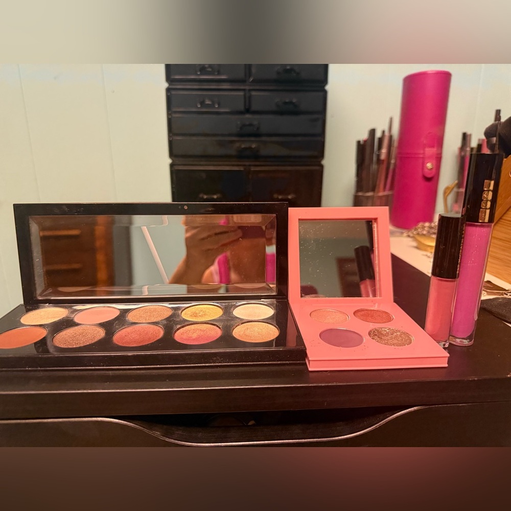 Pat McGrath Eyeshadow Palette - Pink, Gold, and Brown Shades